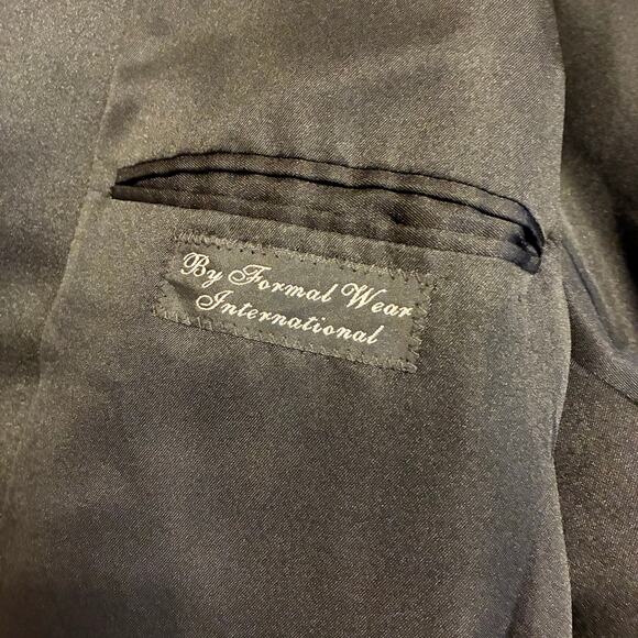 Formal Wear International FWI Tuxedo Jacket 100% Worsted Wool 52L Single Button - Picture 9 of 10